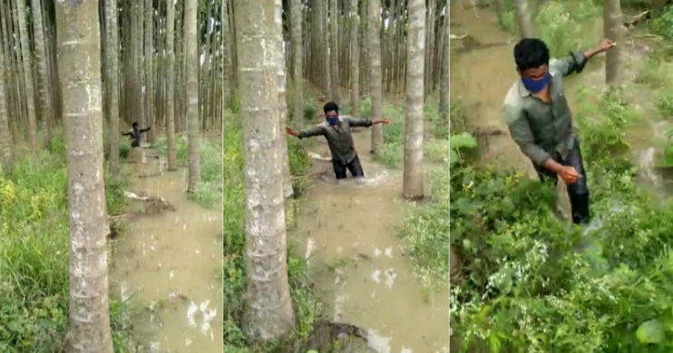 rain damage Saaksha TV