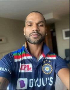 shikhar dhavan team india new jersy saakshatv