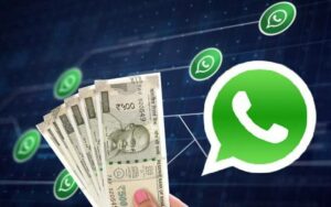 money through WhatsApp