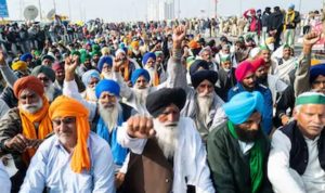 Farmers protest