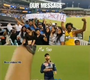 virat kohli dhoni saakshatv