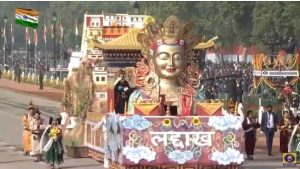India rich culture with colourful tableaux 