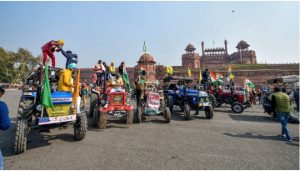 new dehli : formers protest : security tightened
