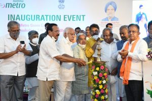 CM BSY launches Metro train