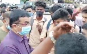 talapady protest erupts