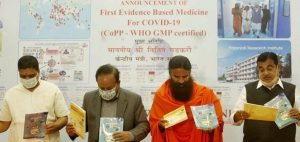 Patanjali issues clarification for Coronil  