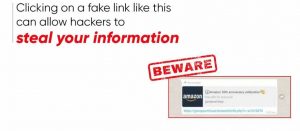 Fake message Amazon 