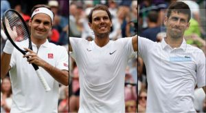 #Novak Djokovic # Rafael Nadal #Roger Federer #saakshatv #tennis 