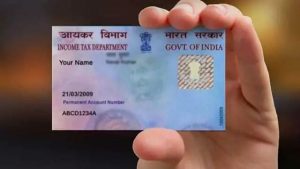 Aadhar card holder make pan card online