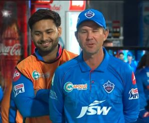 rishab pant Ricky Ponting delhi capitals ipl 2021 saakshatv