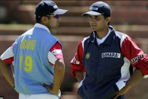 rahul dravid sourav ganguly team india saakshatv