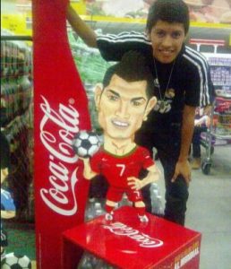 Cristiano Ronaldo cocacola saakshatv