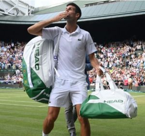 Serbia's Novak Djokovic wimbledon saakshatv