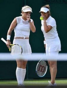 Sania Mirza and Bethanie Mattek-Sands saakshatv wimbledon