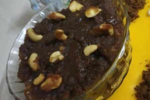 Saakshatv cooking recipe prepare wheat jaggery halva