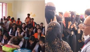 hijab-controversy karnataka-high-court-refers-matter-to-larger-bench Saaksha Tv