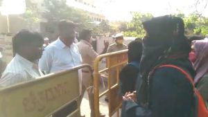 chitradurga-students Wearing a hijab saaksha tv