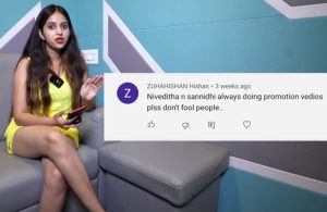 niveditha-gowda- Replying to Haters   saaksha tv