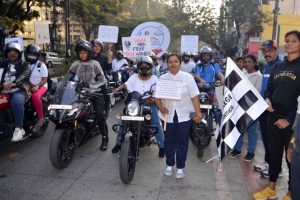 International Women's Day: Surana students hit the streets in Bengaluru saaksha tv