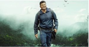 A fan of puneeth Rajkumar crying while watching james movie saaksha tv