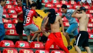 violence breaks out among fans during Mexico football match saaksha tv