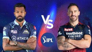 RCB vs GT Match Golden Duck faf du plessis saakshah tv
