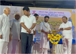 Yoga Day Celebration Vinay Guruji shivamogga saaksha tv