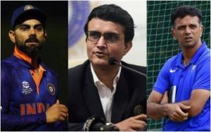 Rahul-dravid-sourav-ganguly-and-virat-kohli-test-debut saaksha tv