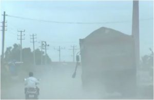 kolar Malur town roads are completely dusty saaksha tv