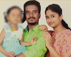 Bangalore - 24-year-old woman drowns daughter saaksha tv