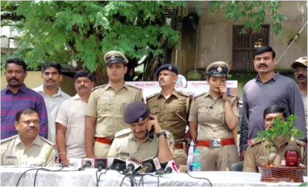 Bangalore Arrest of notorious inter-state thieves  saaksha tv