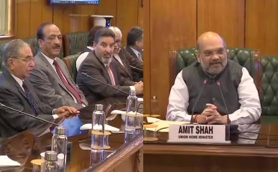 ಅಮಿತ್ ಶಾ ಭೇಟಿಯಾದ ಅಲ್ತಾಫ್ ಬುಖಾರಿ ಪಕ್ಷದ ನಿಯೋಗ