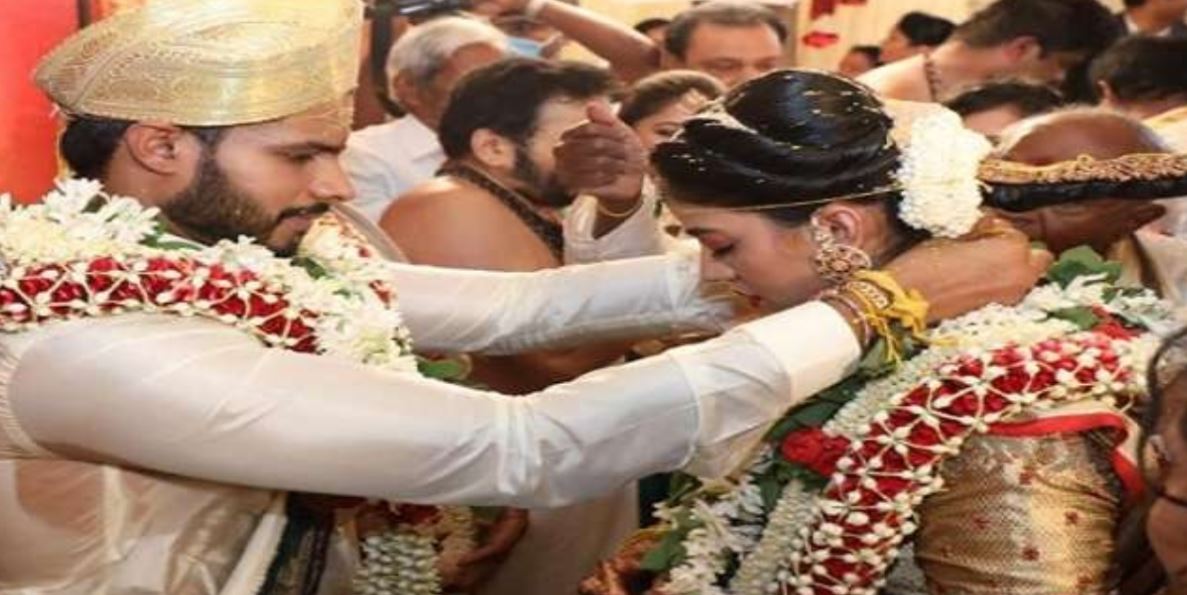 ವೈವಾಹಿಕ ಜೀವನಕ್ಕೆ ಕಾಲಿಟ್ಟ `ನಿಖಿಲ್-ರೇವತಿ’!!!