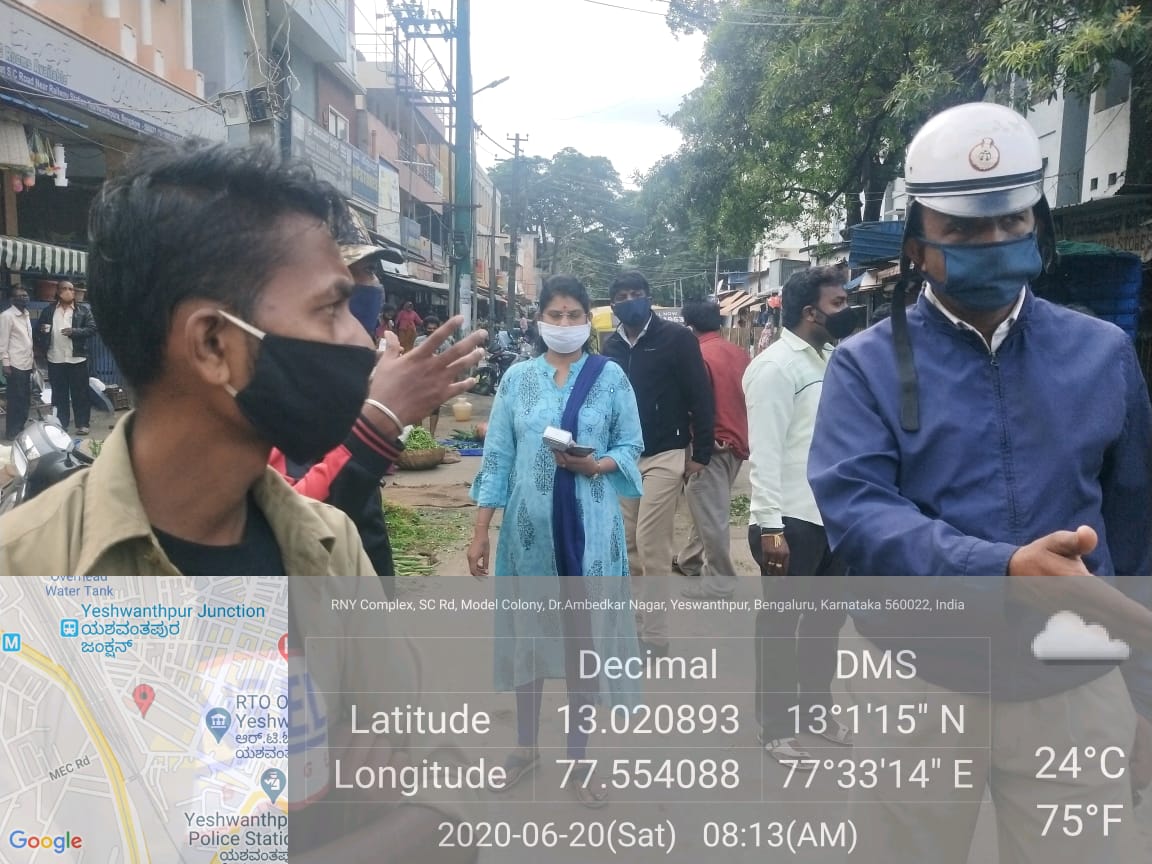 ಸಾಮಾಜಿಕ ಅಂತರ ಹಾಗೂ ಮಾಸ್ಕ್ ಧರಿಸದವರಿಂದ 2.71 ಲಕ್ಷ ವಸೂಲಿ ಮಾಡಿದ ಬಿಬಿಎಂಪಿ