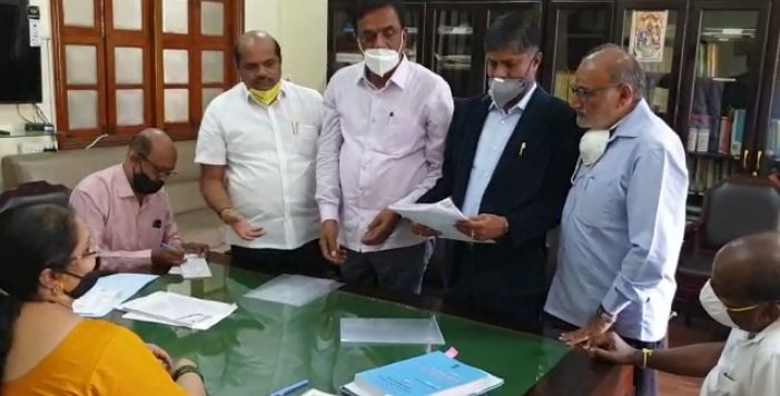 ನಾಮ ಪತ್ರ ಸಲ್ಲಿಸಿದ ಜೆಡಿಎಸ್ ಅಭ್ಯರ್ಥಿ ಗೋವಿಂದರಾಜ್