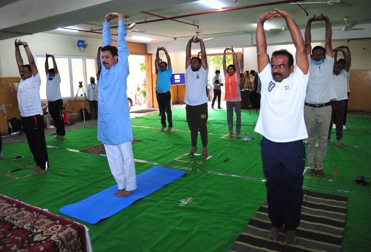 ಬಿಜೆಪಿ ನಾಯಕರಿಂದ ಅಂತಾರಾಷ್ಟ್ರೀಯ ಯೋಗ ದಿನ ಆಚರಣೆ