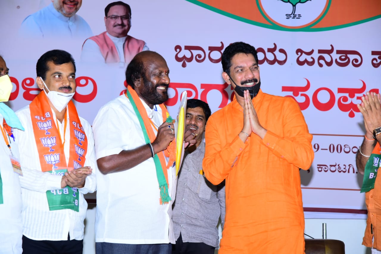 ನಾಮನಿರ್ದೇಶನಗೊಂಡ ಅಶೋಕ್ ಗಸ್ತಿ ಮತ್ತು ಈರಣ್ಣ ಕಡಾಡಿ ಅವರಿಗೆ ಅಭಿನಂದನೆ ತಿಳಿಸಿದ ನಳಿನ್ ಕುಮಾರ್ ಕಟೀಲ್