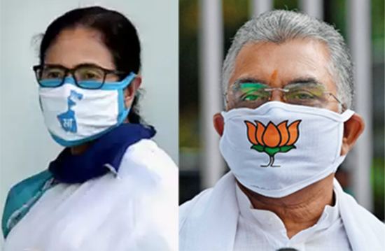 ಮಾಸ್ಕ್ ನಲ್ಲೂ‌ ಶುರುವಾಯಿತು ರಾಜಕೀಯ‌ ಪ್ರಚಾರ