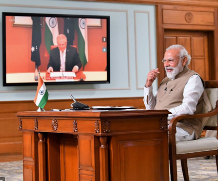 ಭಾರತ ಆಸ್ಟ್ರೇಲಿಯಾ ನಡುವೆ ಐತಿಹಾಸಿಕ ಒಪ್ಪಂದ