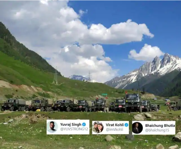 ಚೀನಾ ಗಡಿಯಲ್ಲಿ ಹುತಾತ್ಮರಾದ ಯೋಧರಿಗೆ ಕ್ರೀಡಾಪಟುಗಳಿಂದ ಗೌರವ ನಮನ