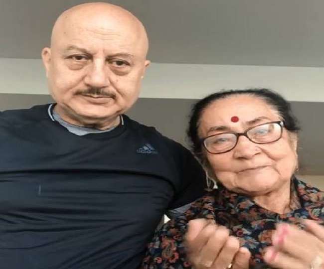 ಅನುಪಮ್ ಖೇರ್ ಅವರ ತಾಯಿಗೆ ಕೊರೊನಾ ಸೋಂಕು