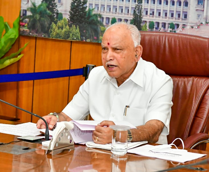 ಕೊರೊನಾ ಮರಣ ಪ್ರಮಾಣ ನಿಯಂತ್ರಿಸಿ: ಡಿಸಿಗಳಿಗೆ ಬಿಎಸ್‍ವೈ ಖಡಕ್ ಸೂಚನೆ