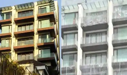 ಶಾರೂಕ್‍ಖಾನ್ ಅವರ ಮನ್ನತ್ ಬಂಗಲೆ ಮೇಲೆ ಪ್ಲಾಸ್ಟಿಕ್ ಕವರ್ ಆಗಿರುವುದರ ಹಿಂದಿನ ರಹಸ್ಯ ಏನು ?