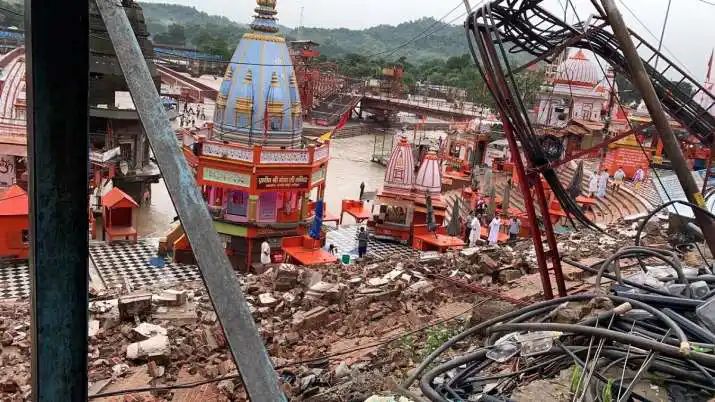ಸಿಡಿಲಿನಿಂದ ಹಾನಿಗೊಳಗಾದ ಹರಿದ್ವಾರದ ಹರ್ ಕಿ ಪೌರಿ