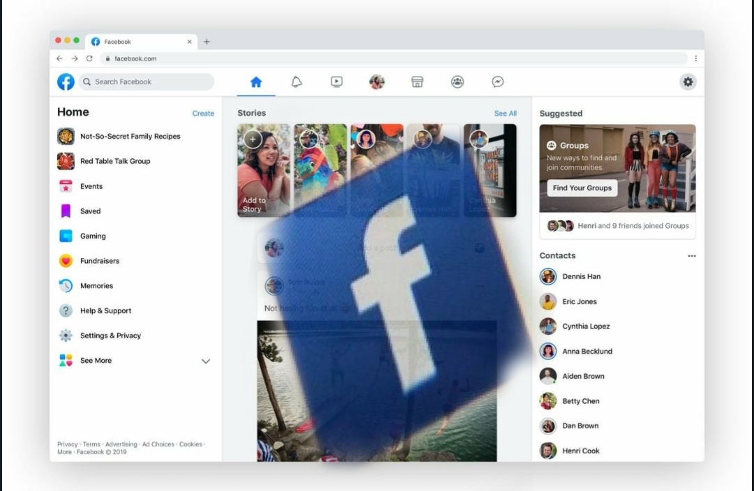 ಸೆಪ್ಟೆಂಬರ್ ನಲ್ಲಿ ಹೊಸ ವಿನ್ಯಾಸದೊಂದಿಗೆ ಬರಲಿದೆ ಫೇಸ್‌ಬುಕ್‌