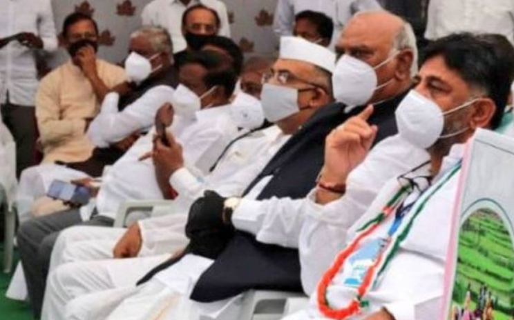 ರಾಜ್ಯ ಸರ್ಕಾರದ ವಿರುದ್ಧ ಕಾಂಗ್ರೆಸ್ ಜನಧ್ವನಿ ಪ್ರತಿಭಟನೆ