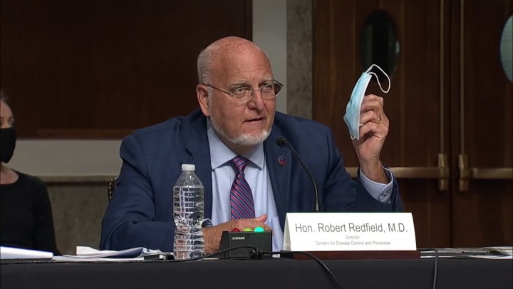 ಕೋವಿಡ್-19 ವಿರುದ್ಧ ಲಸಿಕೆಗಿಂತ ಮಾಸ್ಕ್ ಸುರಕ್ಷಿತ – ಸಿಡಿಸಿ ನಿರ್ದೇಶಕ ರಾಬರ್ಟ್