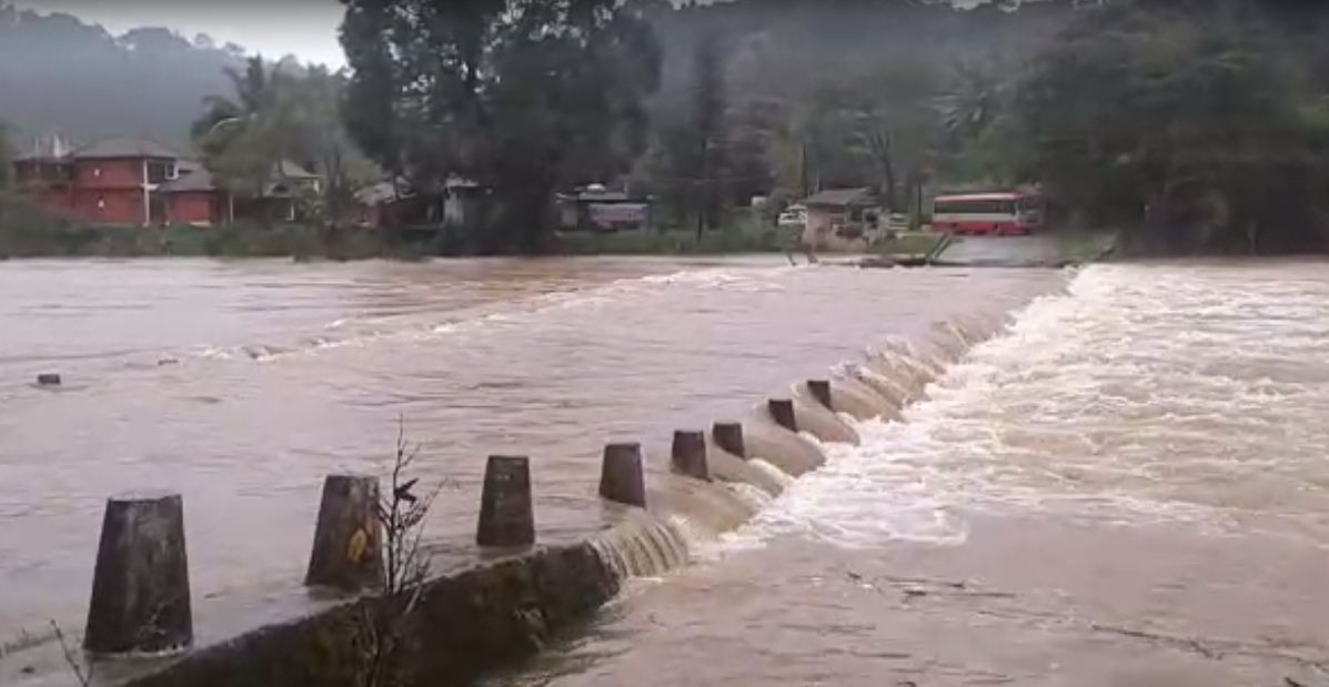 ಕಾಫಿನಾಡು ಚಿಕ್ಕಮಗಳೂರಿನಲ್ಲೂ ಧಾರಾಕಾರ ಮಳೆ; ಹೆಬ್ಬಾಳೆ ಸೇತುವೆ ಮುಳುಗಡೆ