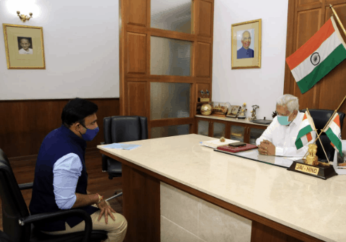 Sudhakar visits Rajabhavana