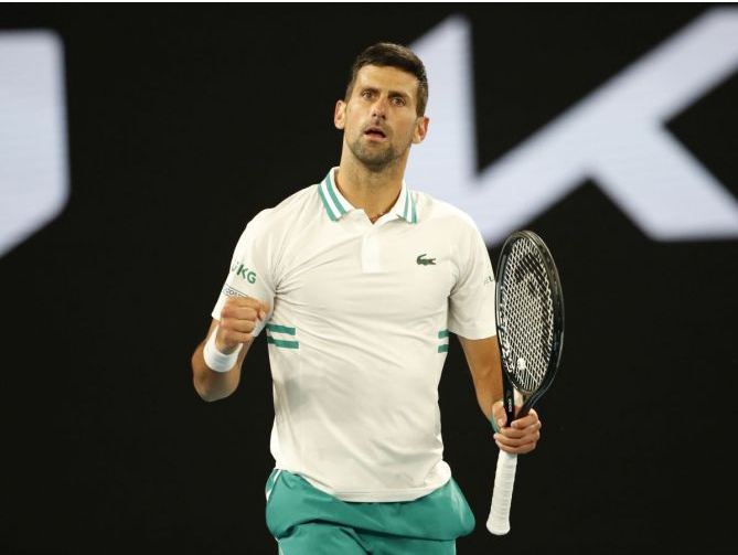 Serbia's Novak Djokovic austrelian open 2021